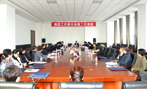 第二代表团讨论现场
